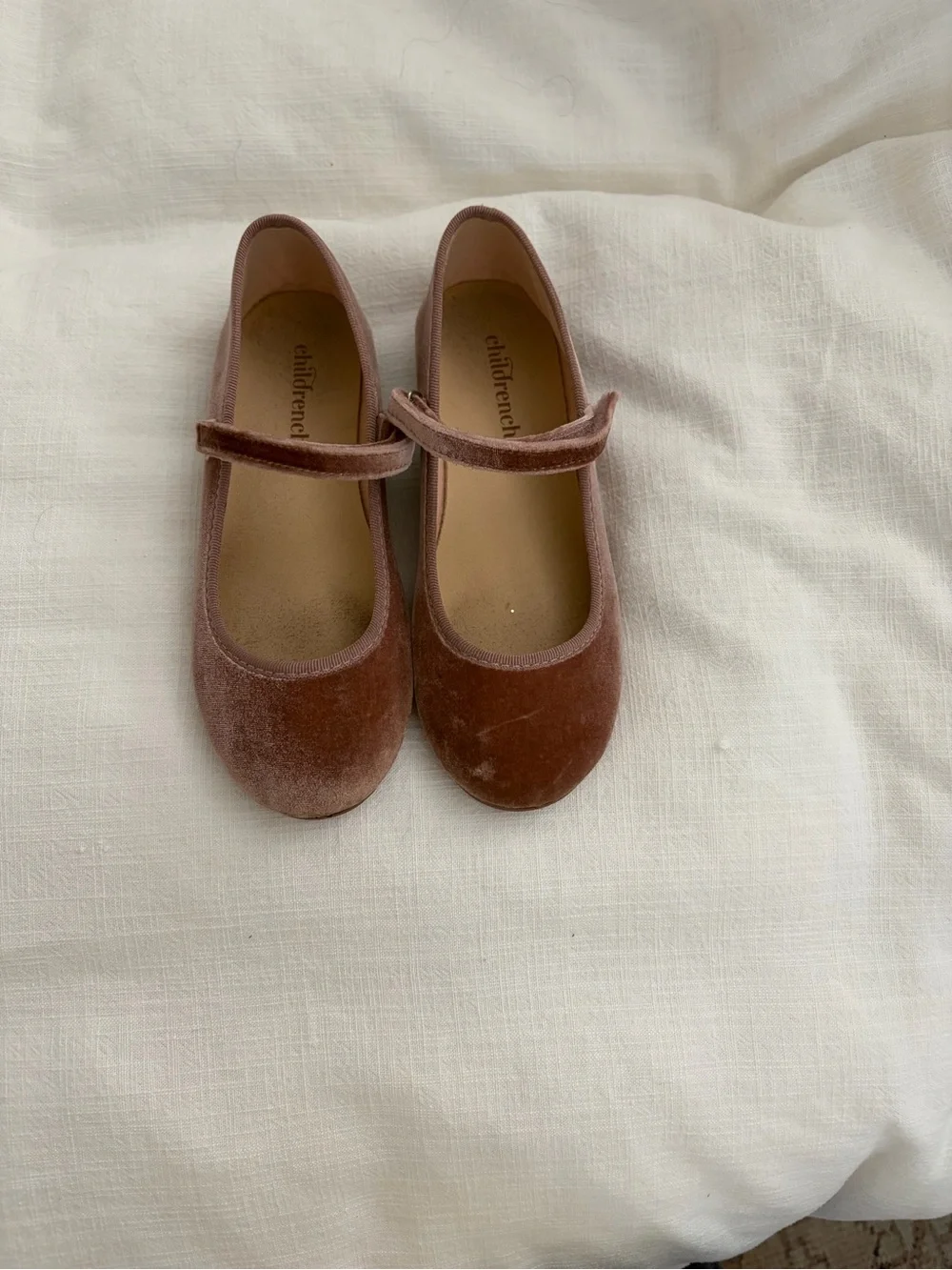 The Children's Place Velvet Mary Jane Shoes in Brown